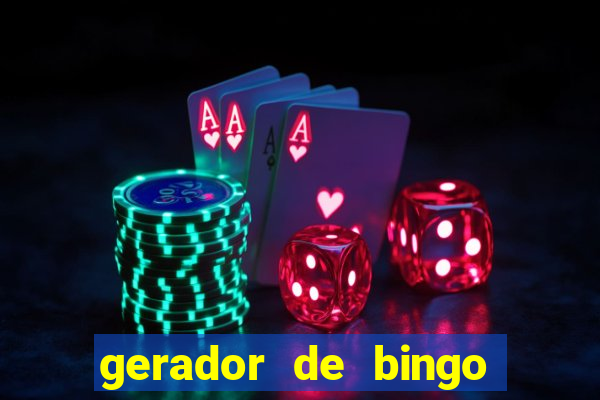 gerador de bingo cha de bebe